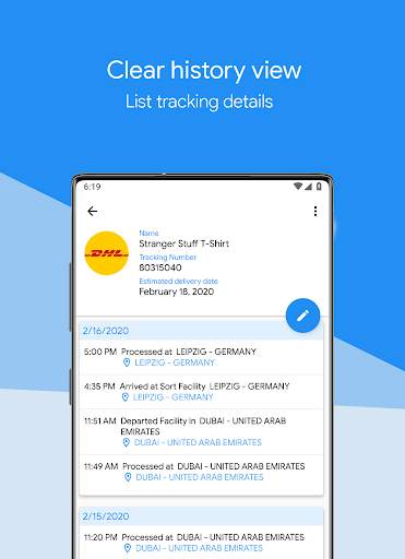 Packages Tracker screenshot 3