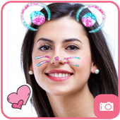 Snap Cat Face Filters Camera आइकन