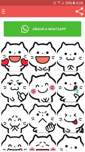 Cat stickers for whatsapp screenshot 2