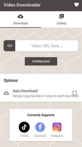 Video Downloader for Facebook - Instagram - TikTok screenshot 1