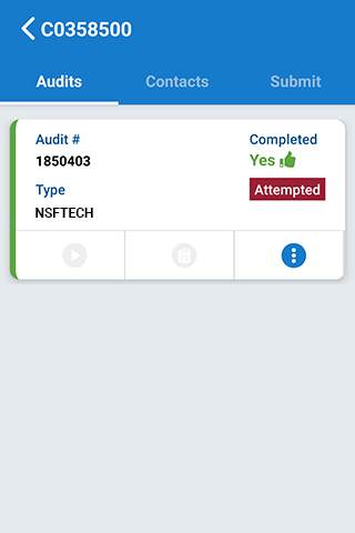 NSF Mobile Audit скриншот 1