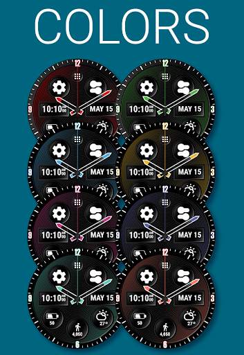 Spin Watch Face (by HuskyDEV) screenshot 1