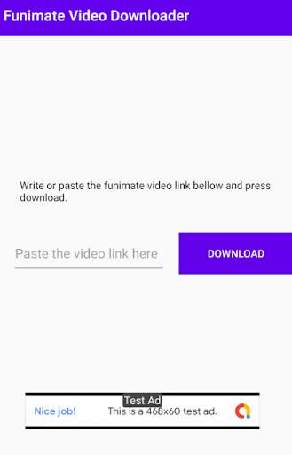 Video downloader for Funimate screenshot 1