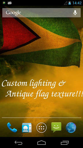 Guyana Flag Live Wallpaper screenshot 4