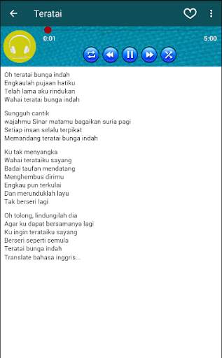 Ramli Sarip Teratai Offline screenshot 2