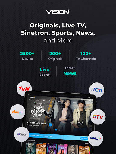 Vision  : Live TV, Film & Seri screenshot 15
