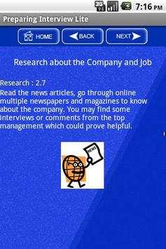 Preparing for Interviews-Lite screenshot 2