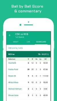 CricScore - Live cricket score, Schedule,World cup screenshot 6