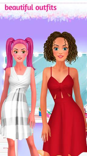 Fashion Girl Salon Makeover: Makeup & Dress up screenshot 4