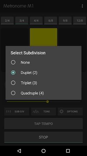 Metronome M1 screenshot 2