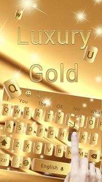 Luxury Bussiness Gold Keyboard Theme screenshot 2