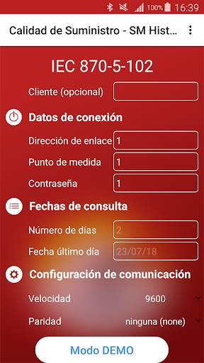 APP Calidad de Suministro - SmartMeter screenshot 3