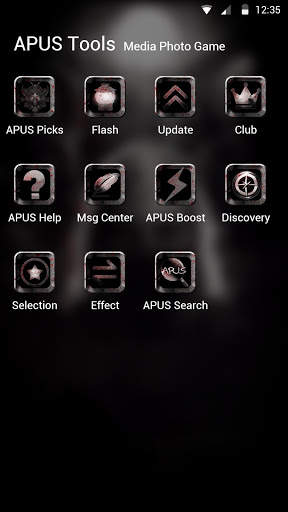 Horror Dark Death Blood-APUS Launcher Theme screenshot 4