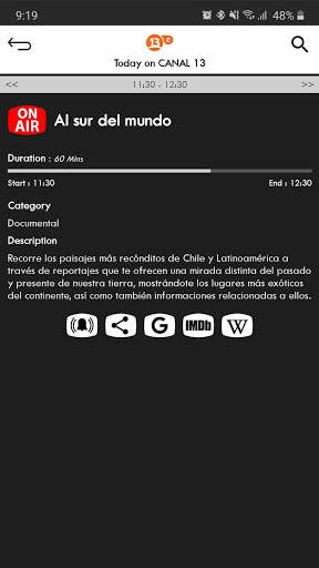 Chile TV Guide 7 تصوير الشاشة