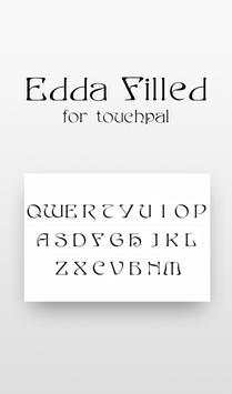 Free Edda Filled Cool Font screenshot 1
