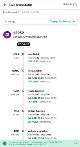 Live Train Status PNR status 4 تصوير الشاشة