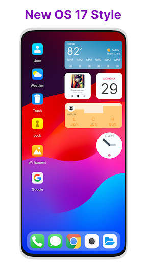 Launcher for iOS 17 Style screenshot 1