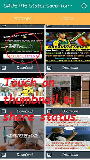 SAVE ME Status Saver for whatsapp screenshot 5