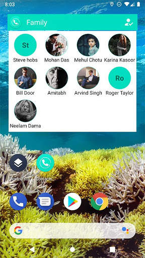 Contacts Widget - Quick Dial Widget - Speed Dial screenshot 9