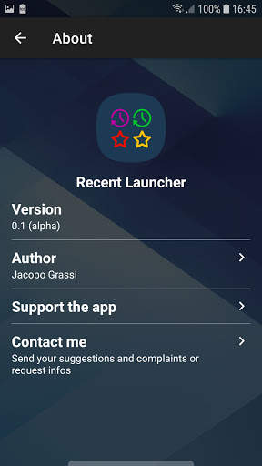 Recent Launcher (alpha) screenshot 2