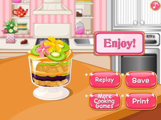 Cooking cake  ice cream game screenshot 1