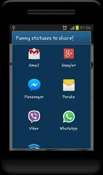 Funny statuses to share! :) screenshot 3