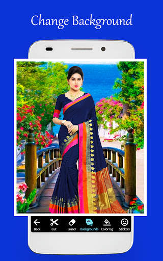 Women saree photo editor screenshot 4