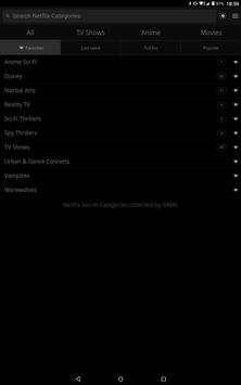 All Netflix Categories 9 تصوير الشاشة