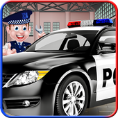 Police Car Repair Mechanic icon