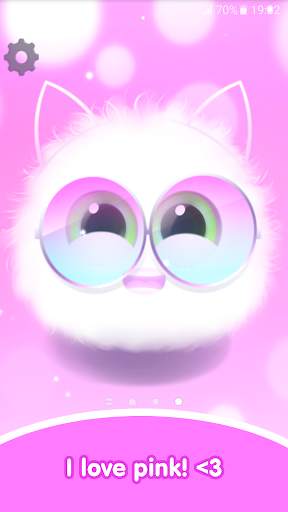 Fluffy Peach Live Wallpaper screenshot 2