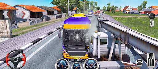 Offroad Coach Driving Bus Game screenshot 11