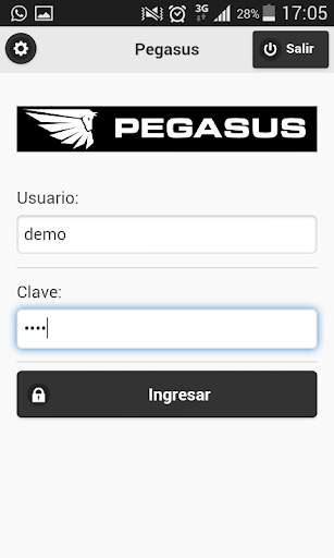Pegasus Mobile screenshot 1