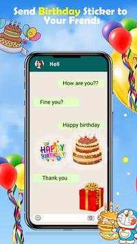 Birthday stickers For WhatsApp - WAStickerApps screenshot 1