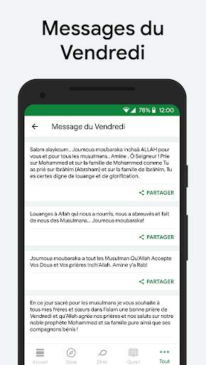 Muslim: Heure de priere, Qibla screenshot 8