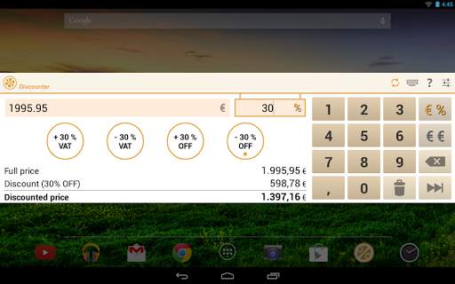 Discounter Free calculator screenshot 17