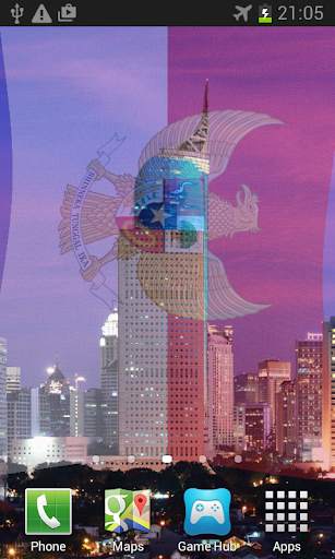 Indonesia Flag Live Wallpaper screenshot 5