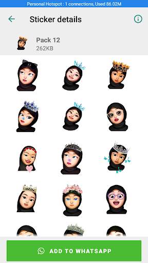 Memoji Hijab Stickers screenshot 5
