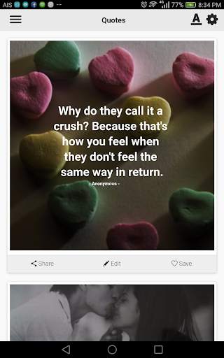 Crush Quotes screenshot 1