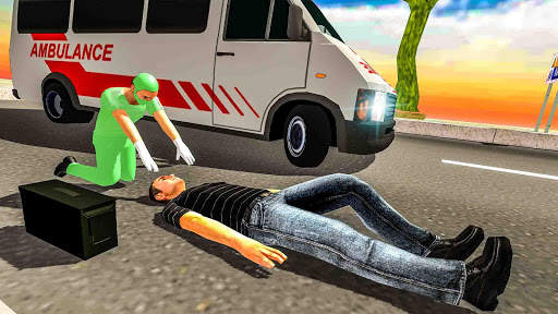 Real City Ambulance Simulator & Rescue screenshot 4