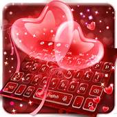 Red Love Keyboard Theme 10001002