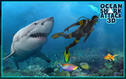 Shark Attack Spear Fishing 3D screenshot 17