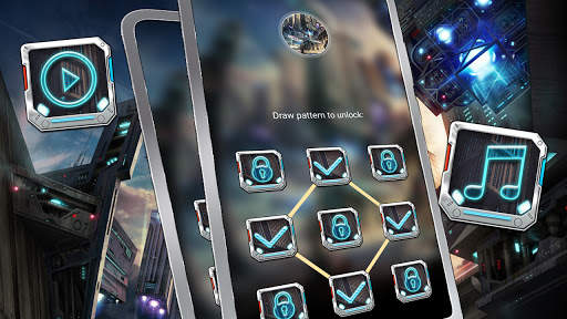 Future City Launcher Theme screenshot 2