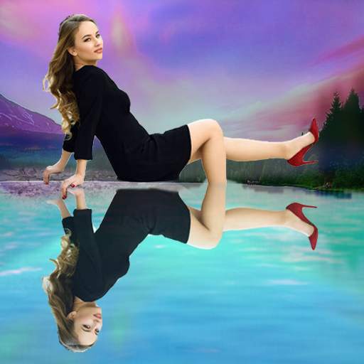 Water Reflection photo frame 2.6