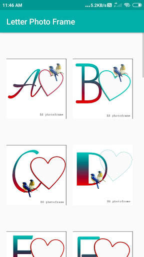 Letter Photo Frame screenshot 2