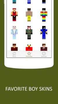 3D Boy Skins for Minecraft PE screenshot 4