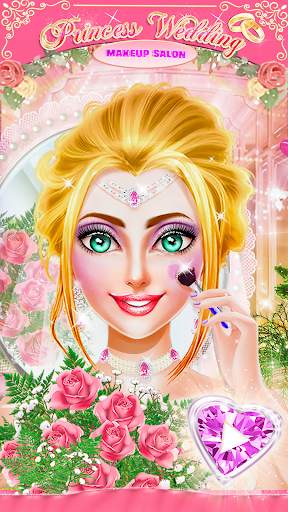 MakeUp Salon Princess Wedding screenshot 1
