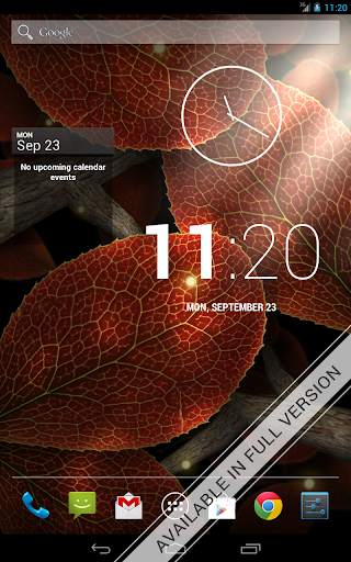 Tap Leaves Free Live Wallpaper screenshot 7