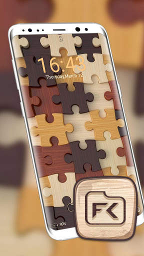 Wooden Jigsaw Puzzle Theme screenshot 3