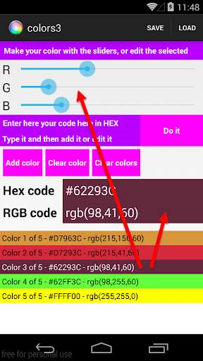 Colors Free screenshot 8