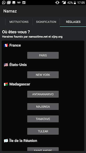 Namaz - Horaires namaz screenshot 2